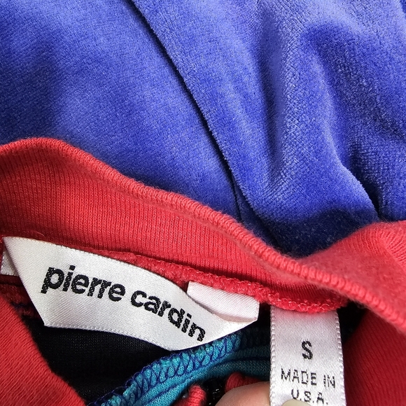 Vintage Pierre Cardin velour house dress zip front size small - Picture 9 of 9